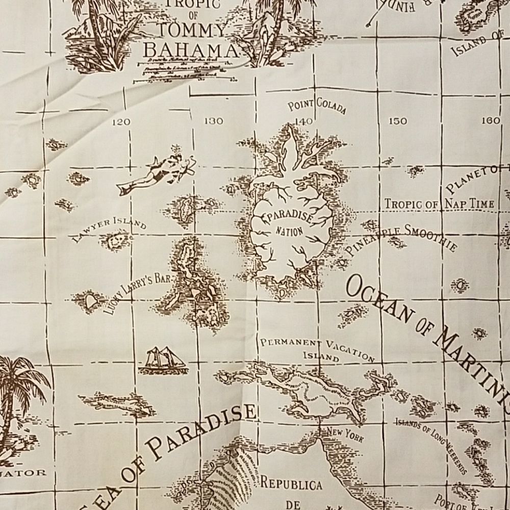 Tommy Bahama shower curtain